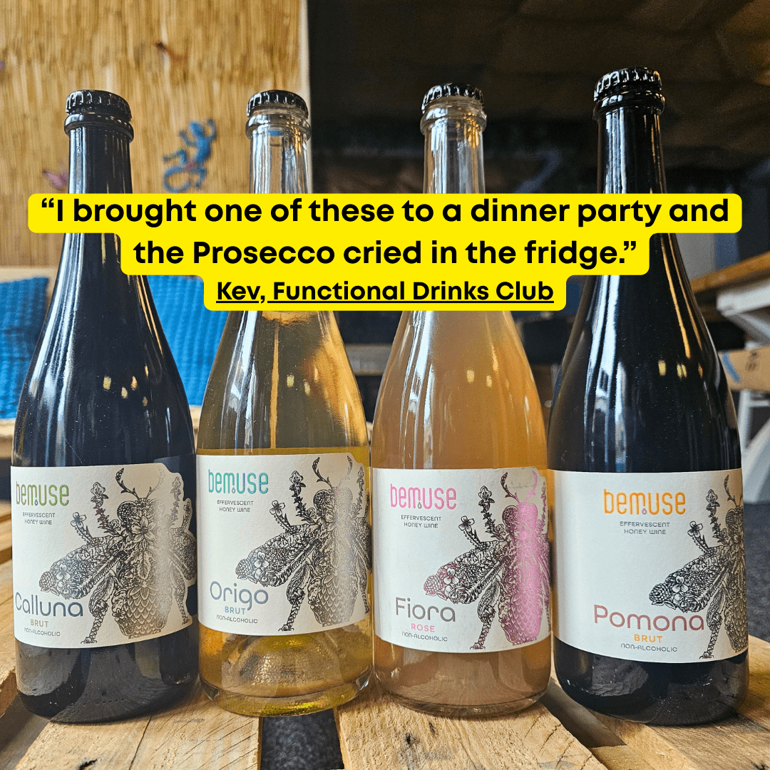Bemuse Sparkling Wine Alternatives - Functional Drinks Club