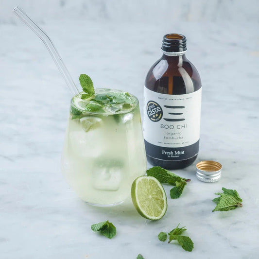 Boo Chi Fresh Mint Kombucha | 330ml - Functional Drinks Club