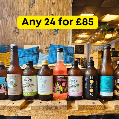 Build your own Kombucha Box - Any 24 for £85 - Functional Drinks Club