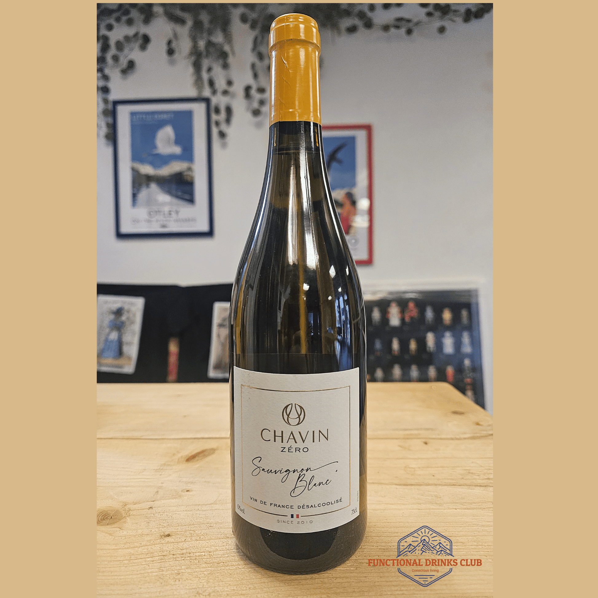 Chavin Zéro Sauvignon Blanc | Premium Non - Alcoholic French Wine - Functional Drinks Club