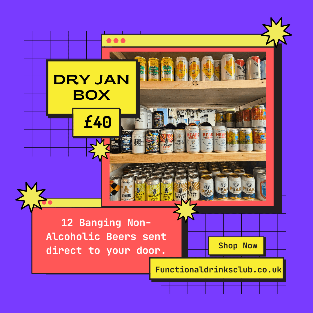 Dry January Non - Alcoholic Craft Beer Box | 12 Pack - Functional Drinks Club