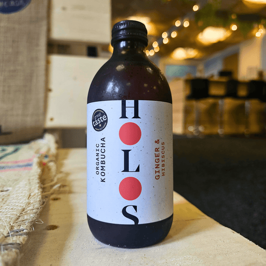 HOLOS Kombucha Ginger & Hibiscus - Functional Drinks Club
