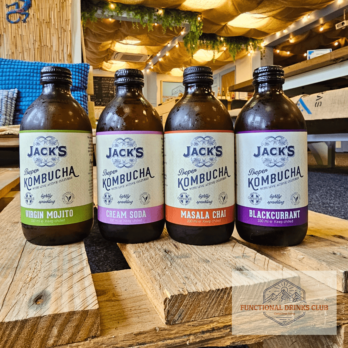 Jacks Kombucha Blackcurrant - Functional Drinks Club