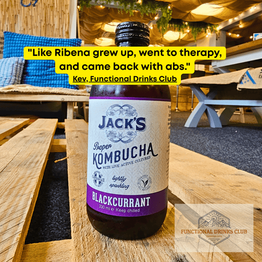 Jacks Kombucha Blackcurrant - Functional Drinks Club