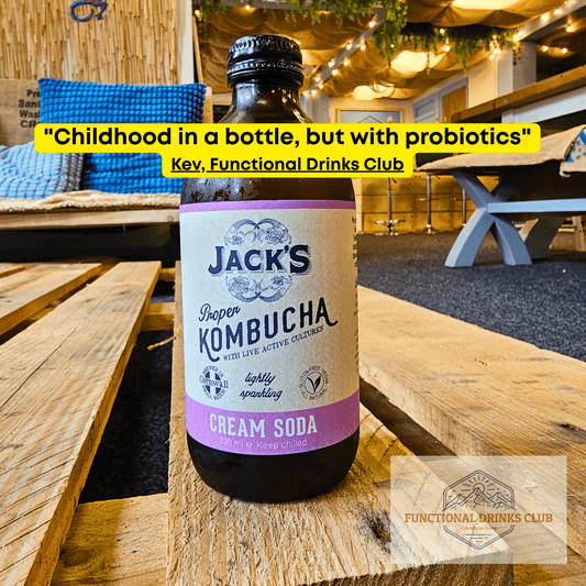 Jacks Kombucha Cream Soda - Functional Drinks Club