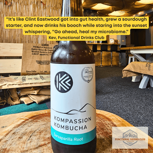 Kompassion Kombucha Sarsaparilla Root - Functional Drinks Club