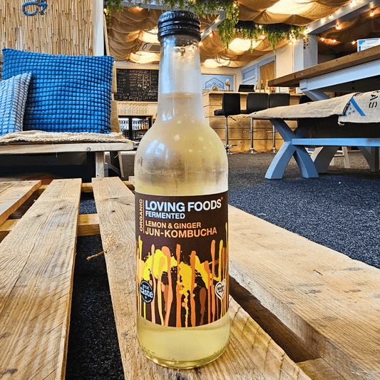 Loving Foods Jun - Kombucha Lemon & Ginger - Functional Drinks Club