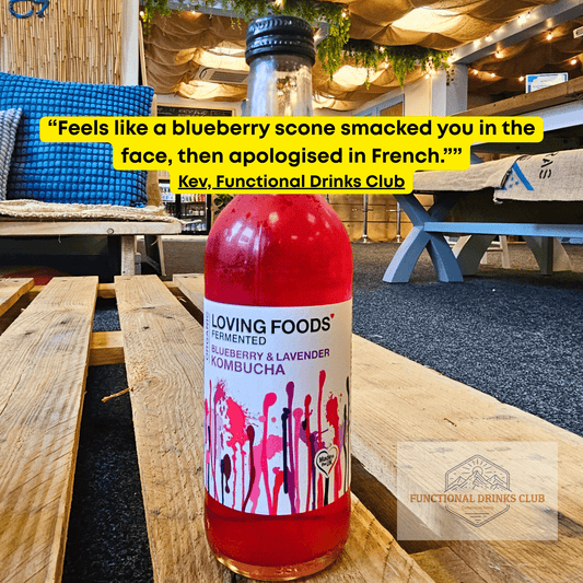 Loving Foods Kombucha Blueberry & Lavender - Functional Drinks Club