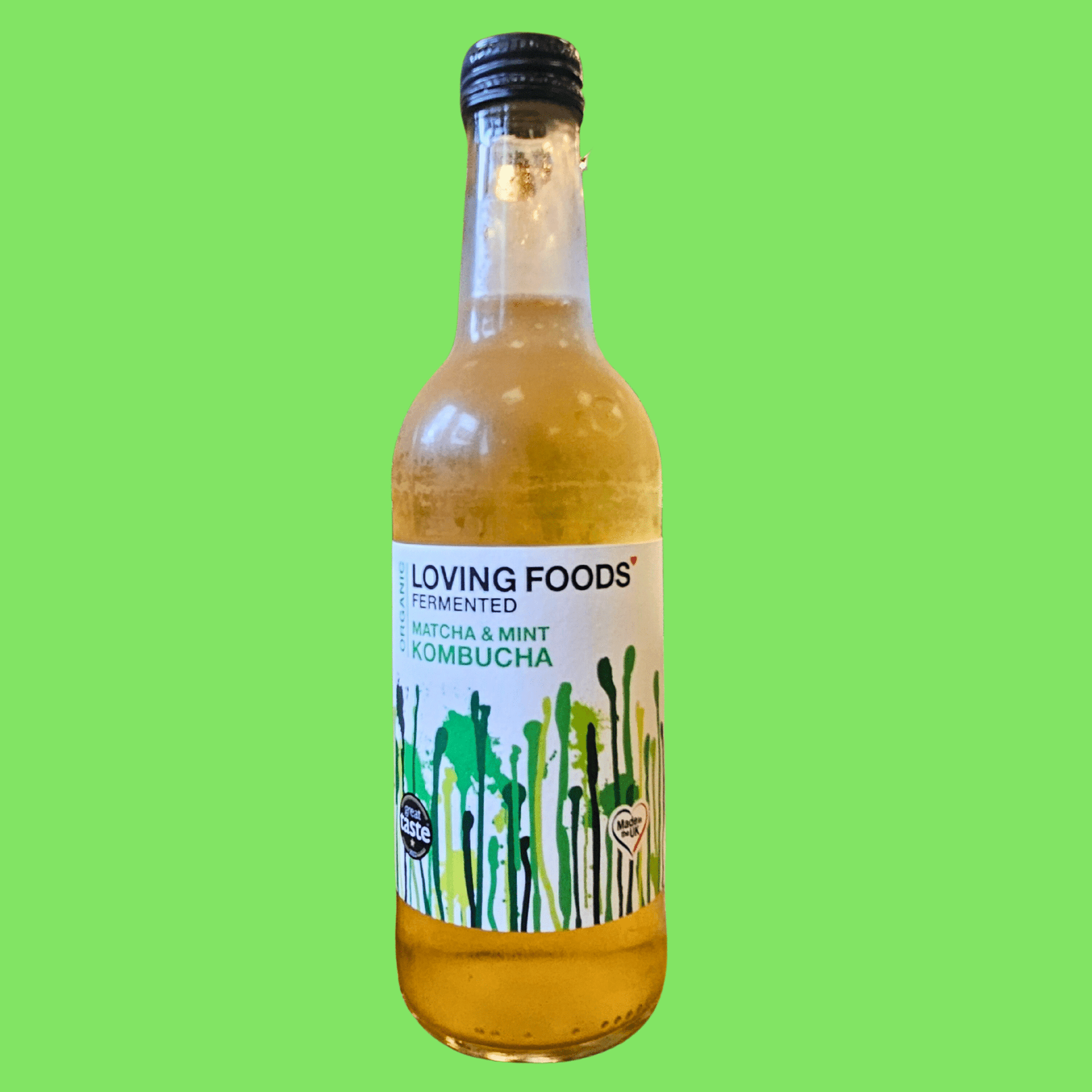 Loving Foods Kombucha Matcha & Mint - Functional Drinks Club