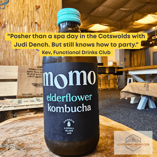 Momo Kombucha Elderflower - Functional Drinks Club