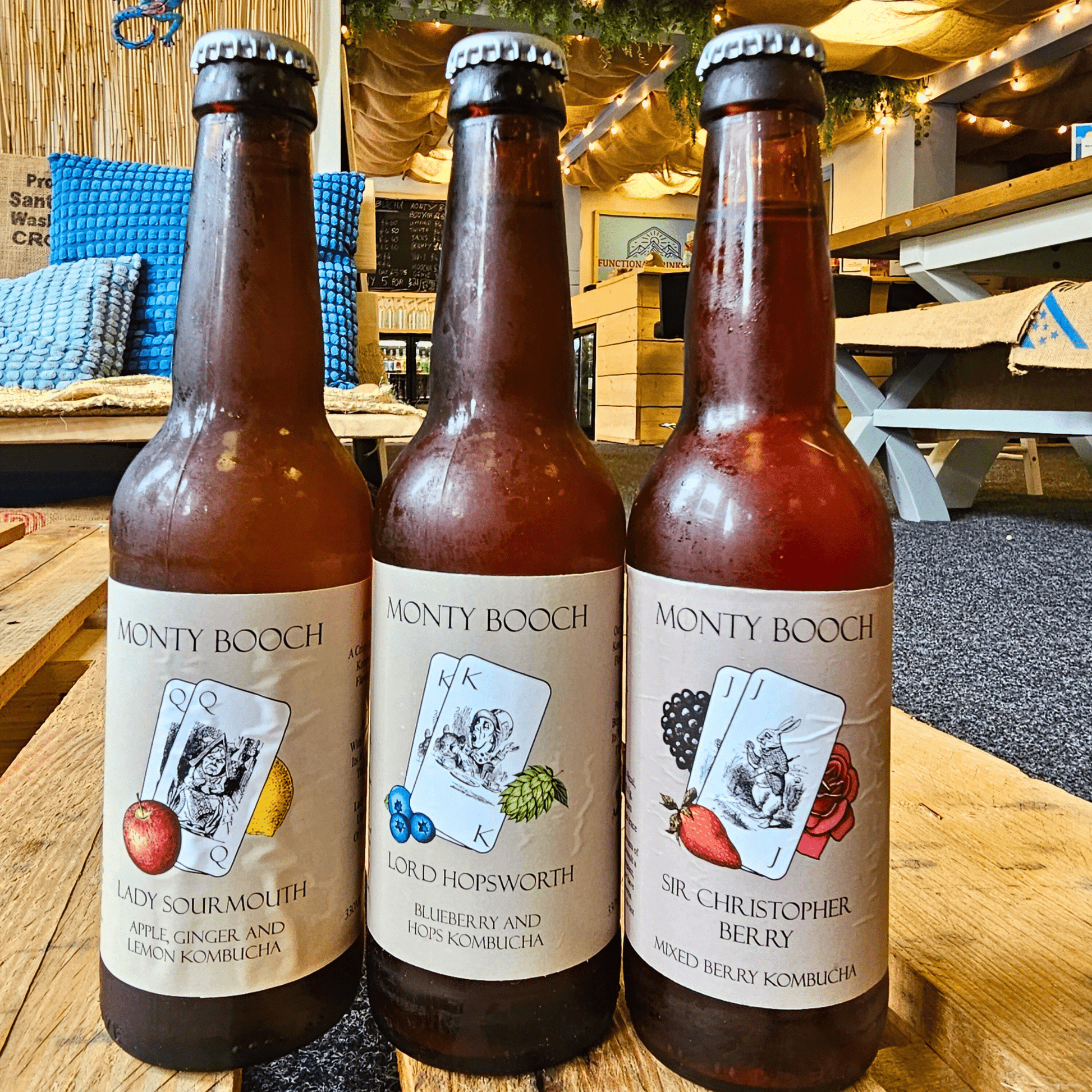 Monty Booch Kombucha Lord Hopsworth - Functional Drinks Club