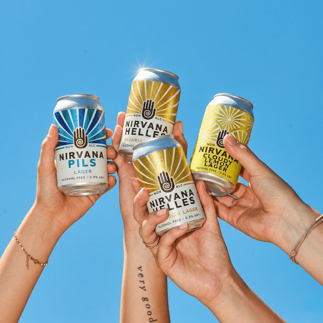 Alcohol-Free Lager Taster Pack | Nirvana Brewery | 6 x 330ml