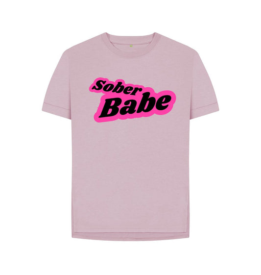 Sober Babe Pink T-Shirt - Functional Drinks Club