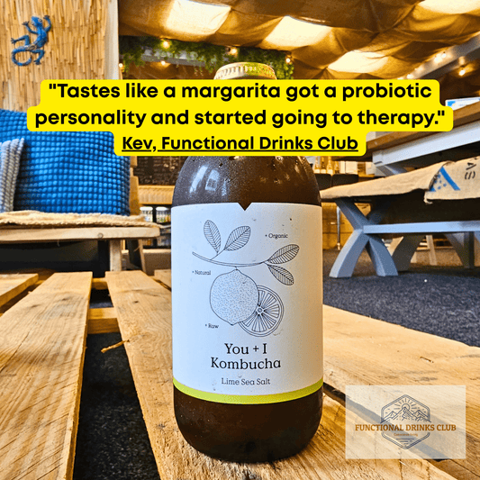 You + I Kombucha Lime & Sea Salt - Functional Drinks Club