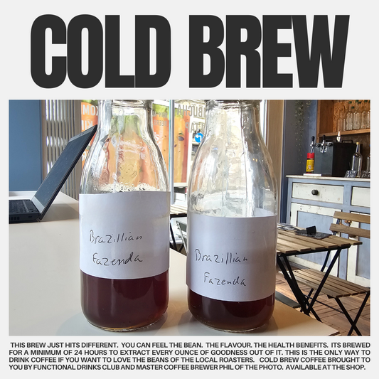 Cold Brew Coffee at Functional Drinks Club