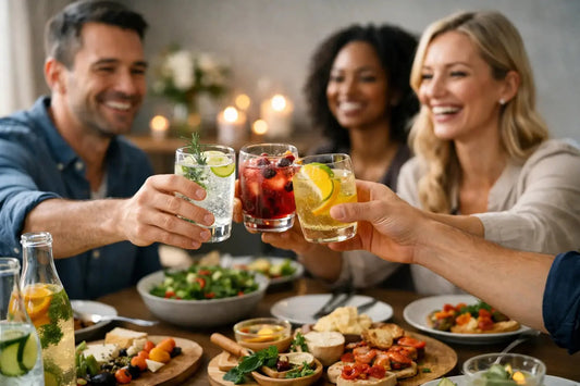 Alcohol Free Dinner Party Example That Works - Functional Drinks Club