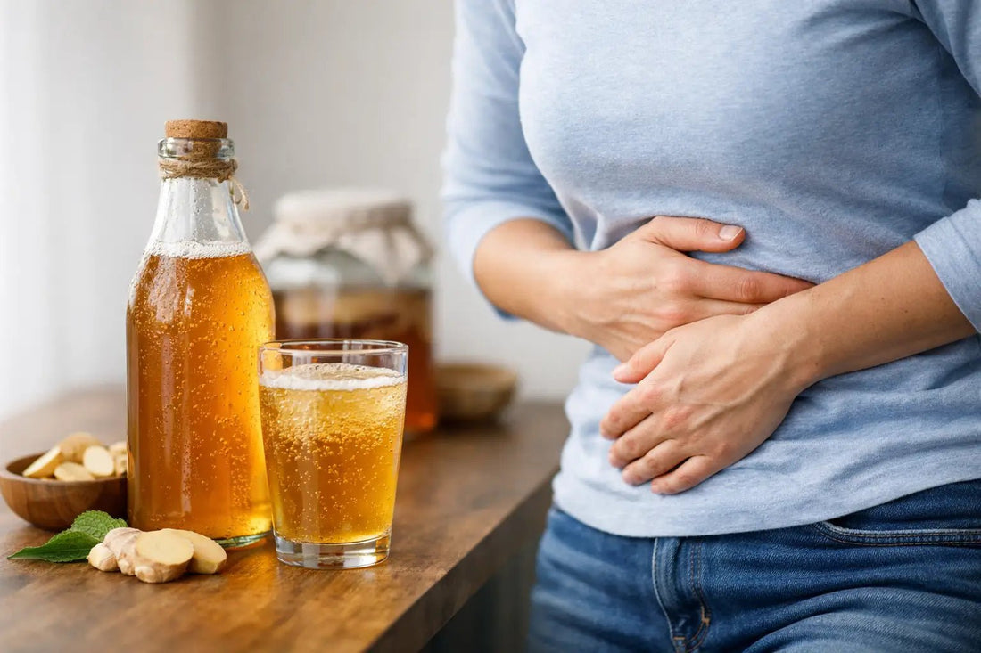 Does Kombucha Help With Trapped Gas? The Truth - Functional Drinks Club