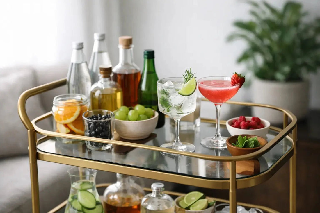 How to Build a Sober Drinks Trolley - Functional Drinks Club