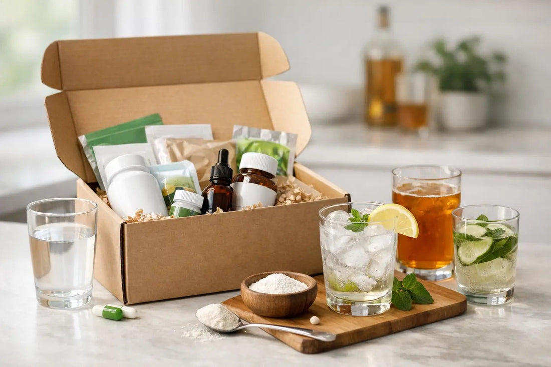 Monthly Gut Health Box UK for Better Drinking - Functional Drinks Club