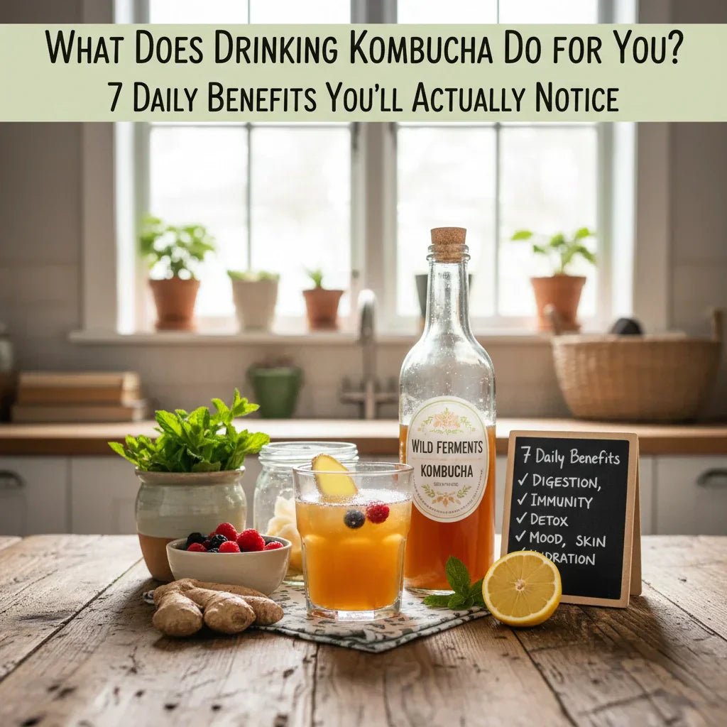 What Does Drinking Kombucha Do for You? 7 Daily Benefits You'll Actually Notice - Functional Drinks Club