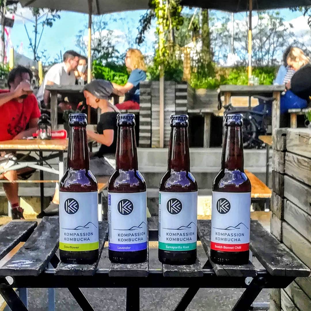Kompassion Kombucha at Functional Drinks Club in Otley.