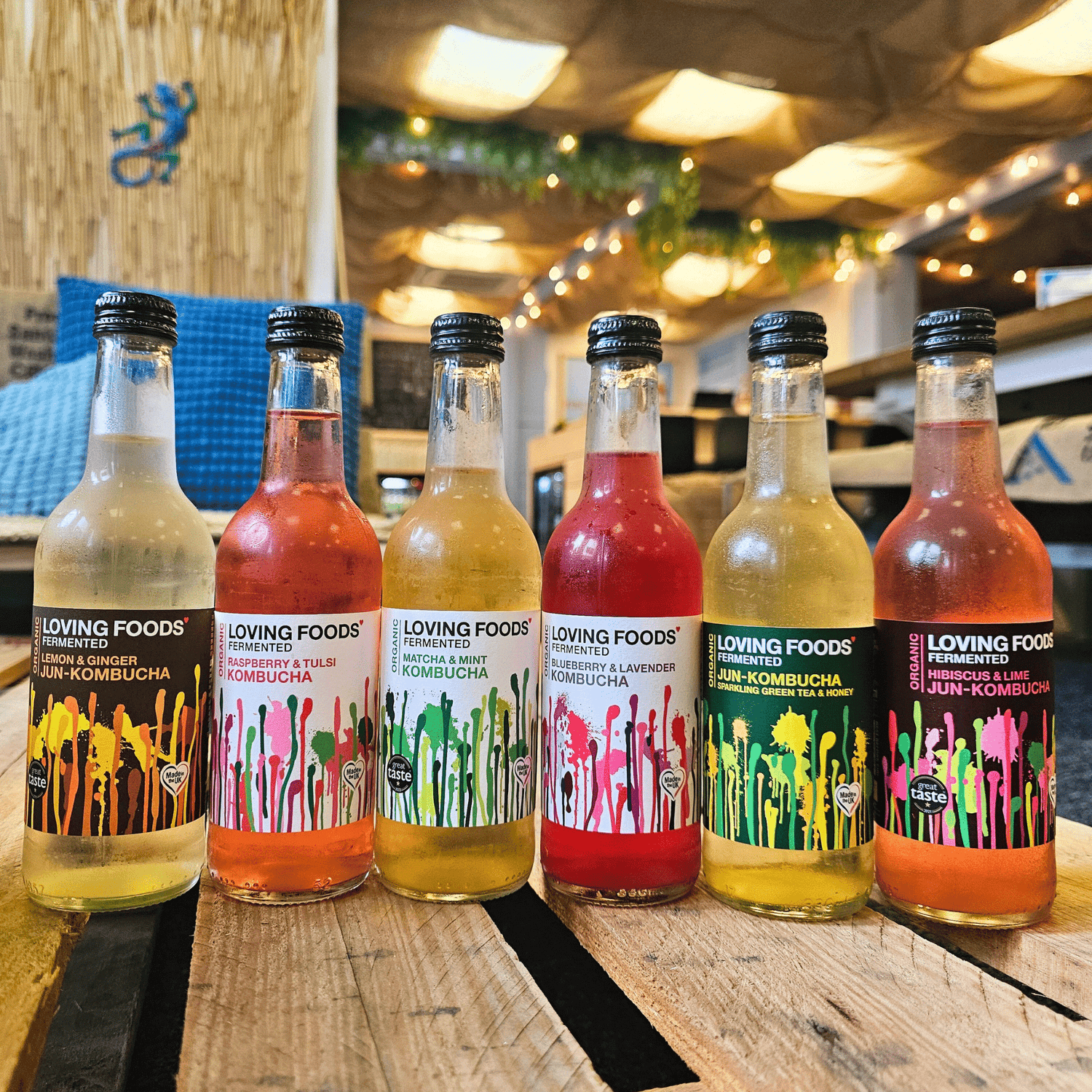 Loving Foods Kombucha at Functional Drinks Club in Otley