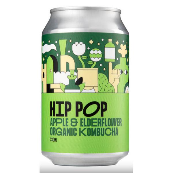 Hip Pop Apple & Elderflower Kombucha at Functional Drinks Club