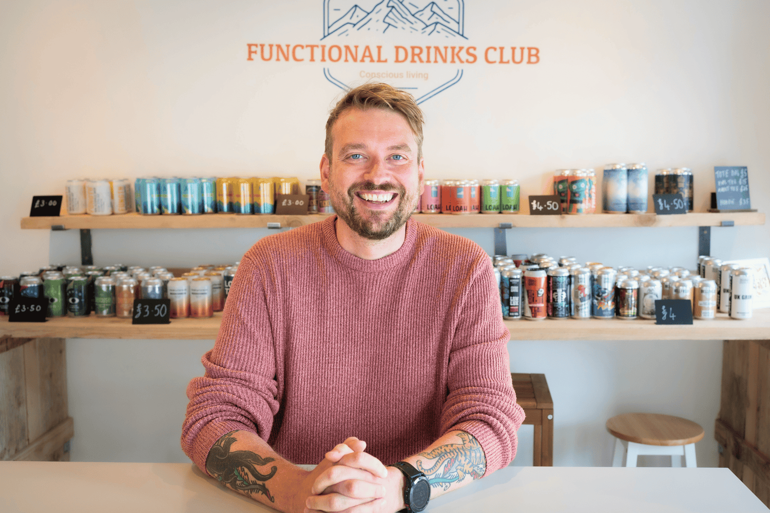 Kevin Gillespie the Founder of Functional Drinks Club