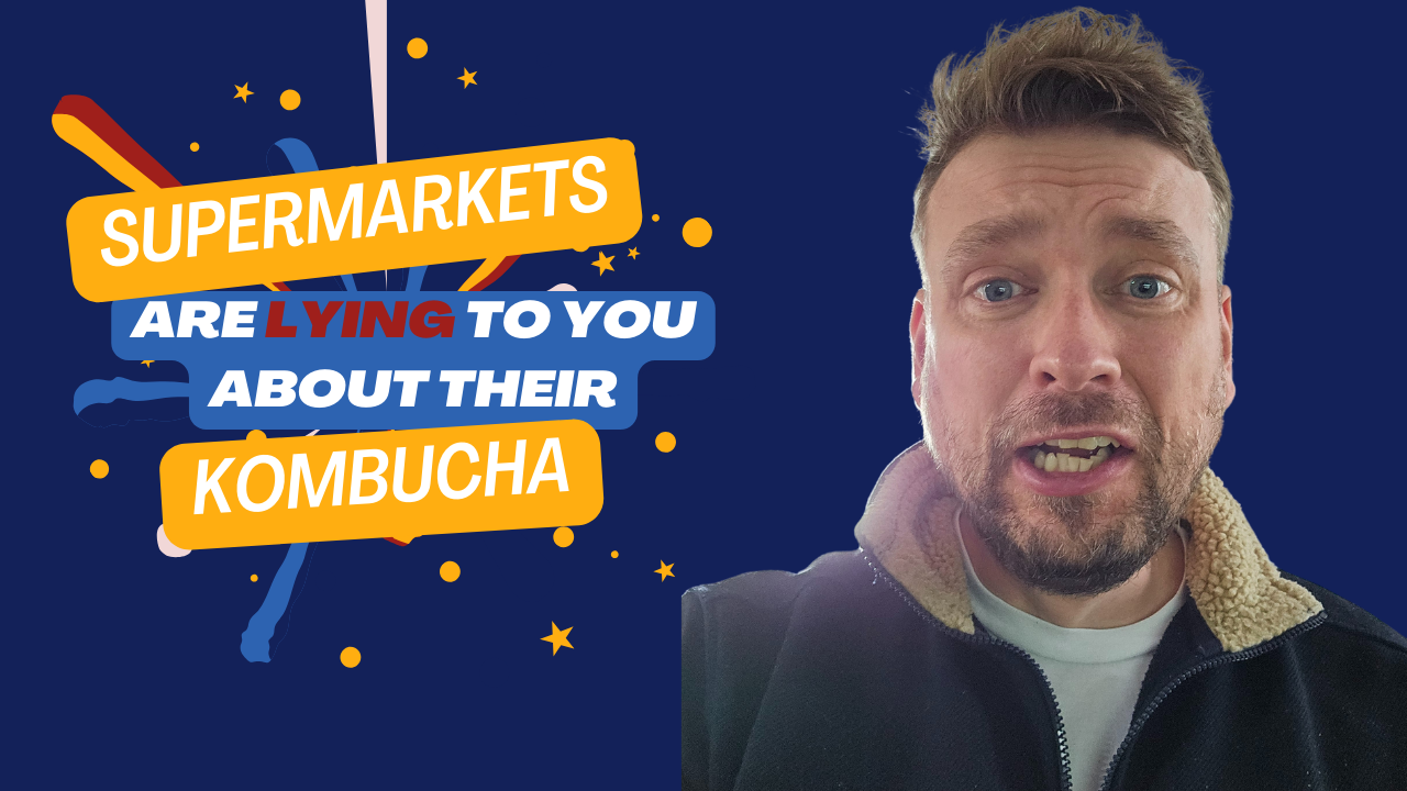 Load video: Real Kombucha Vs Supermarket Kombucha