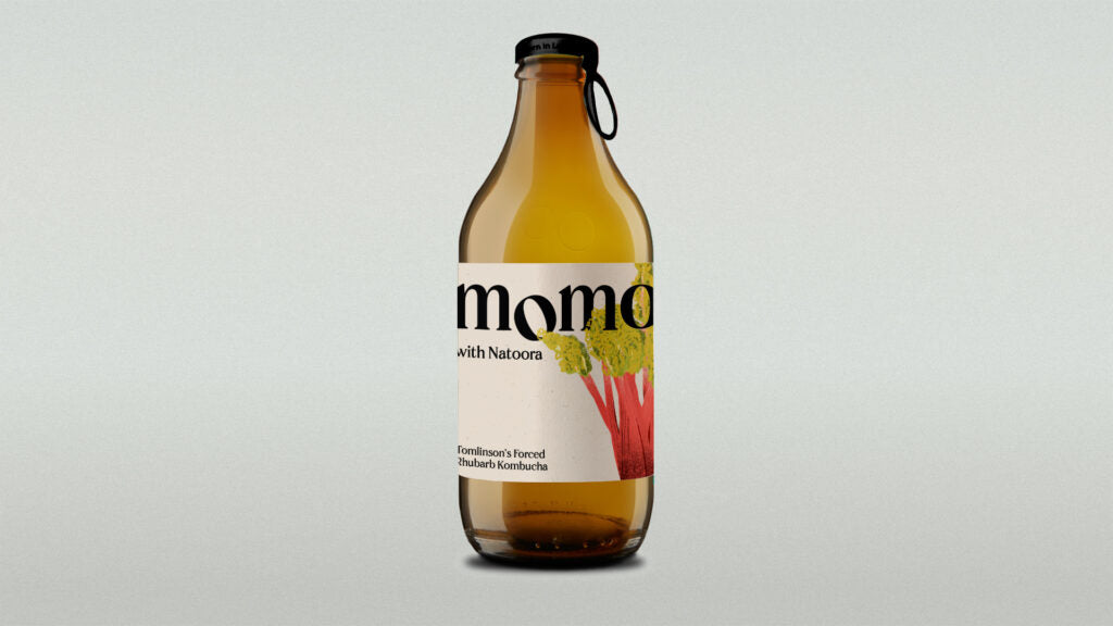 Momo Kombucha Forced Rhubarb at Functional Drinks Club