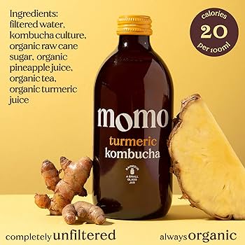 Momo Kombucha Turmeric at Functional Drinks Club