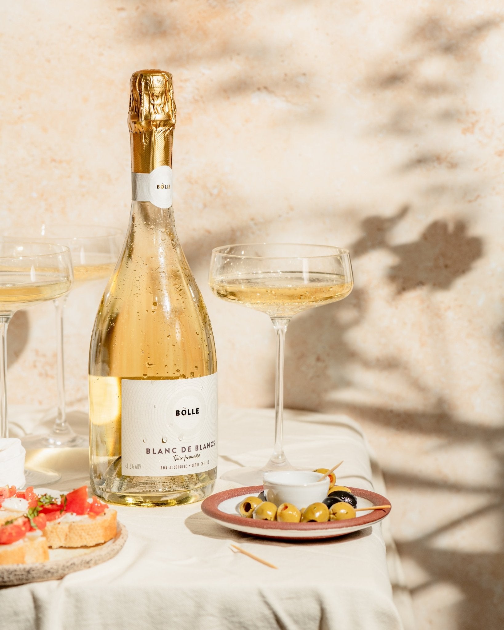 BOLLE Blanc de Blancs – Non - Alcoholic Sparkling Wine - Functional Drinks Club