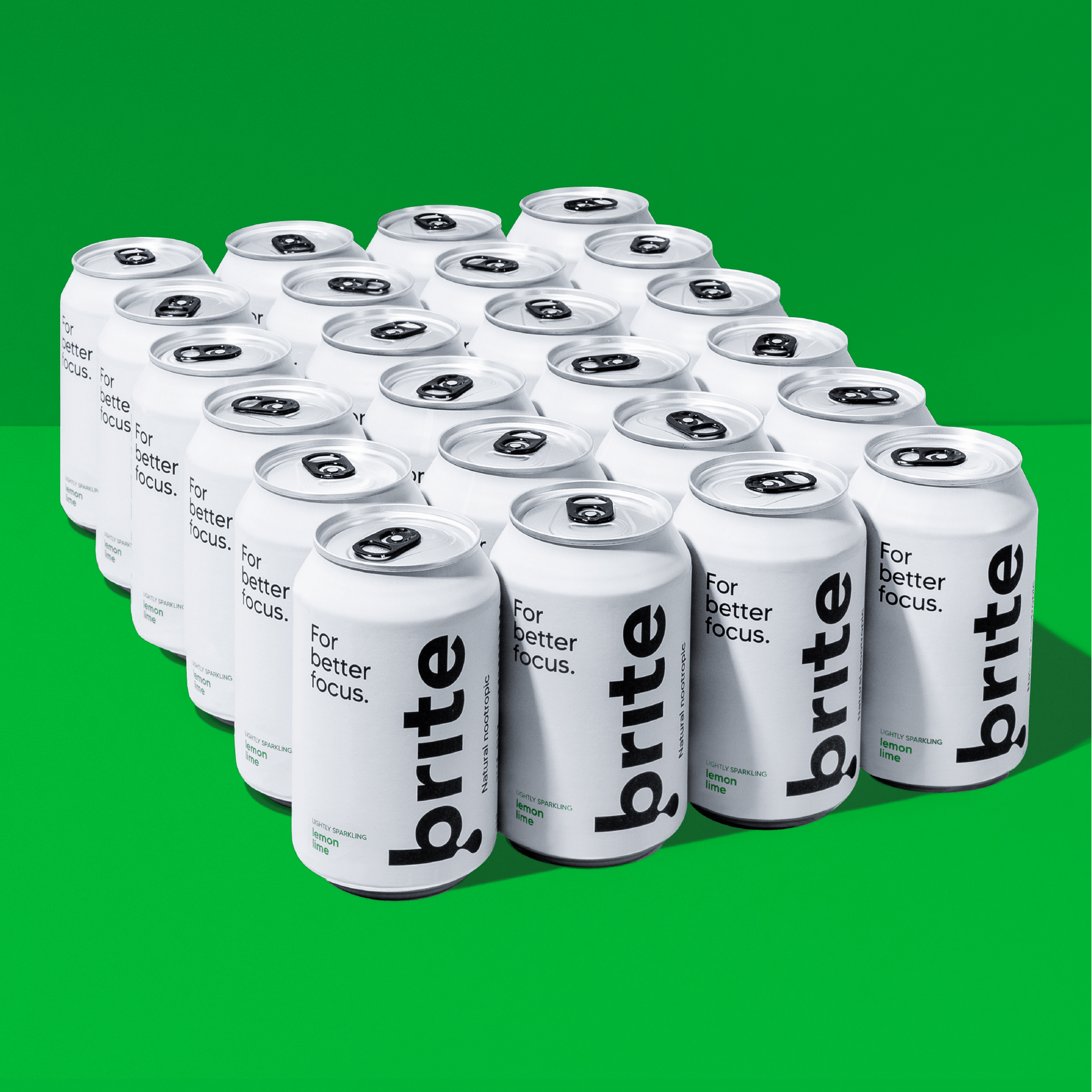 Brite Lemon & Lime Nootropic Drink – Clean Energy - Functional Drinks Club