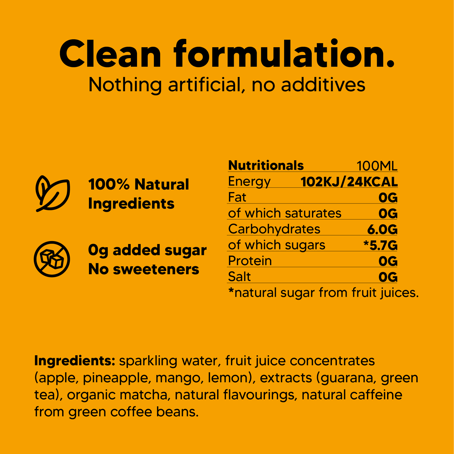 Brite Pineapple & Mango Nootropic Drink – Clean Energy - Functional Drinks Club