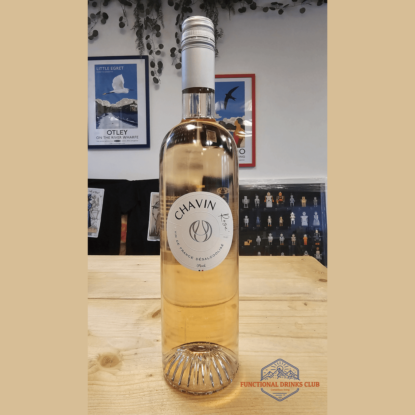 Chavin Zéro Rose | Premium Non - Alcoholic French Wine - Functional Drinks Club