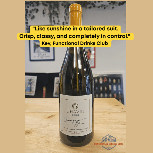 Chavin Zéro Sauvignon Blanc | Premium Non - Alcoholic French Wine - Functional Drinks Club