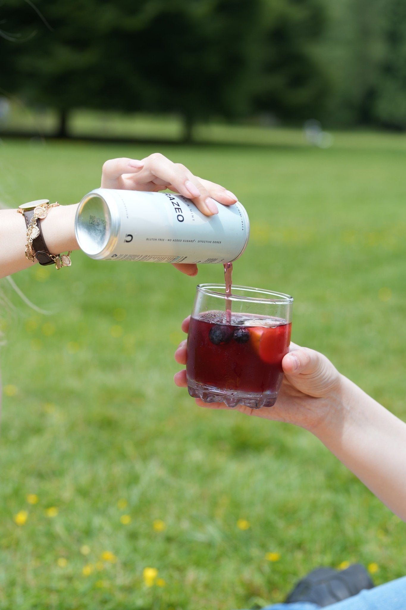 CORAZEO Blueberry & Mint – Calm Energy Superfood Drink (250ml) - Functional Drinks Club