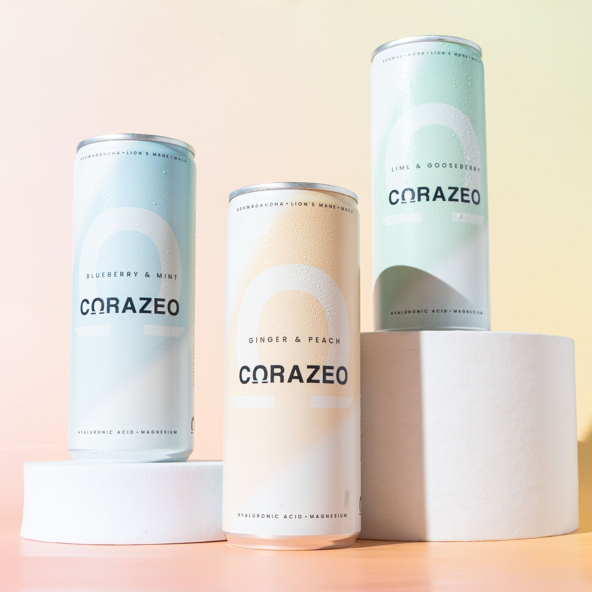CORAZEO Variety Pack – Natural Calm Energy Drink - Functional Drinks Club