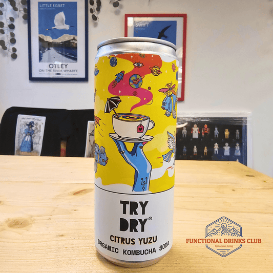 Counter Culture Citrus Yuzu Kombucha Soda - Functional Drinks Club