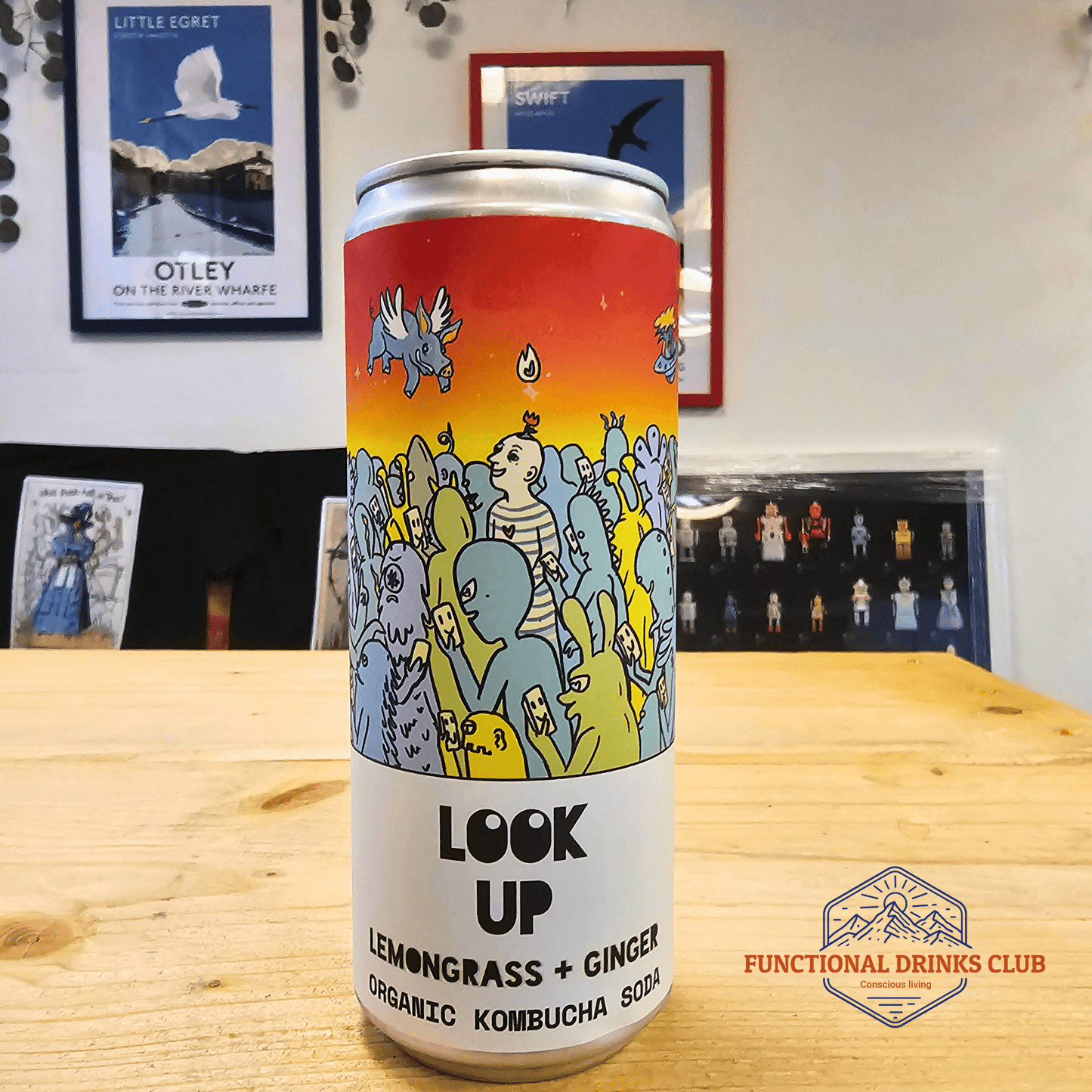 Counter Culture Kombucha Lemongrass + Ginger - Functional Drinks Club