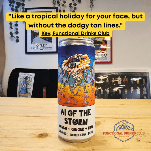 Counter Culture Kombucha Soda Mango + Ginger + Lime - Functional Drinks Club