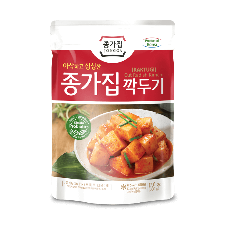 Diced Radish Kimchi Kkakdugi 500g | Crunchy Korean Kimchi - Functional Drinks Club