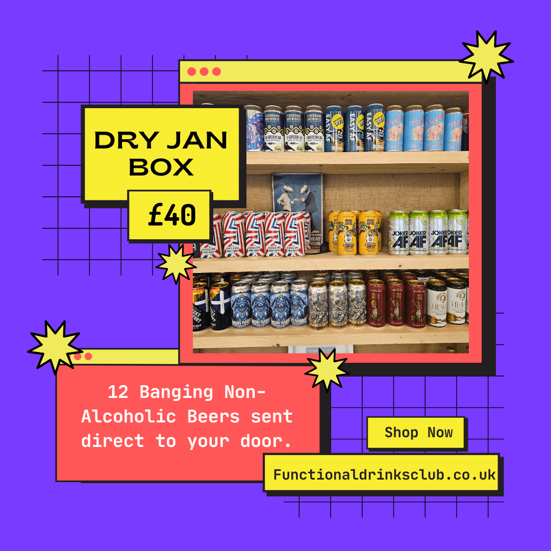 Dry January Non - Alcoholic Craft Beer Box | 12 Pack - Functional Drinks Club