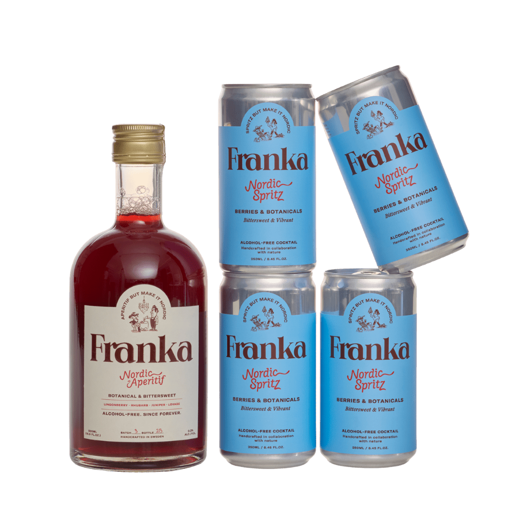Franka Nordic Wellness Bundle | Non-Alcoholic Aperitif Gift Set by Vino Zero - Functional Drinks Club