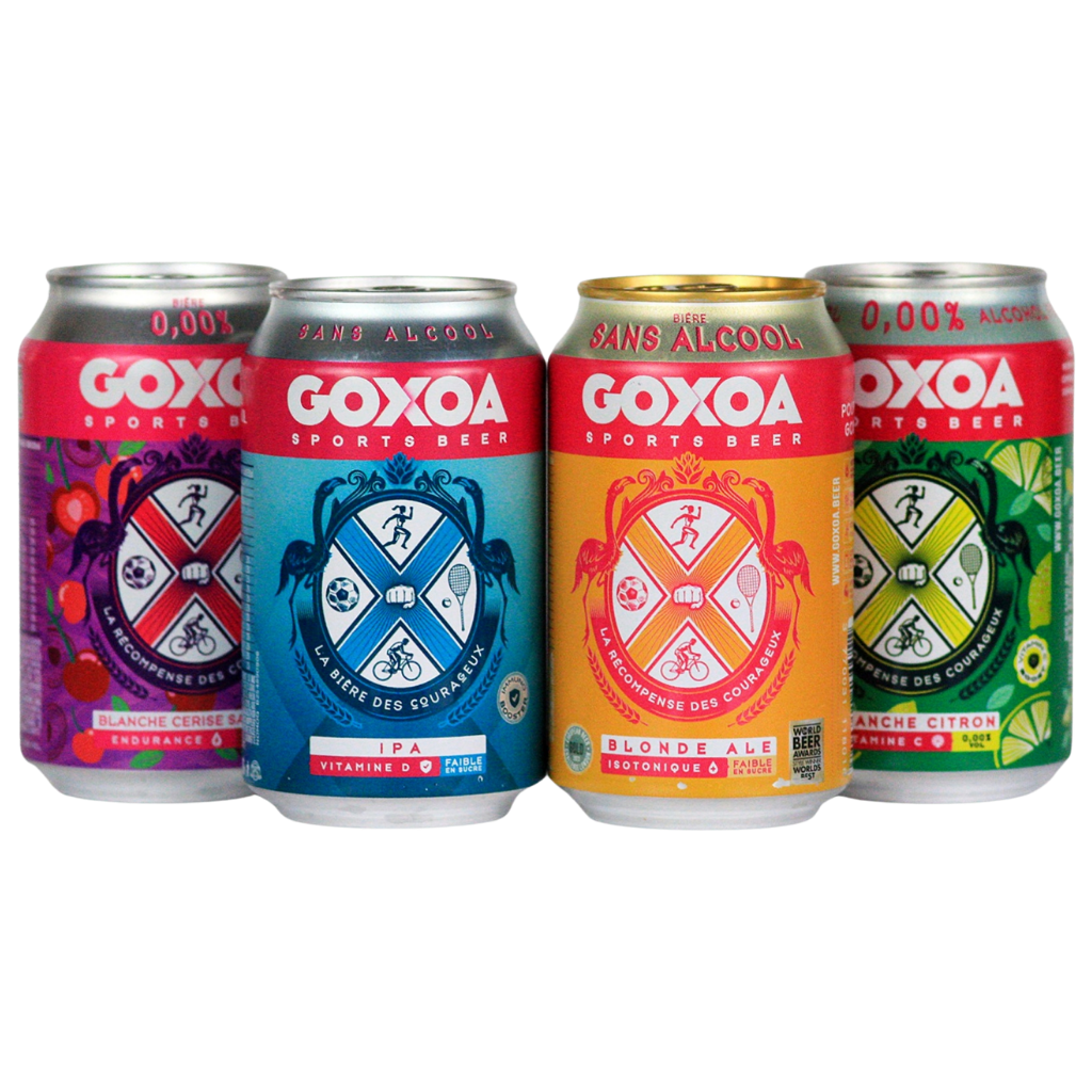 Goxoa Alcohol-Free Sports Beer Mixed Bundle | Functional Beer | 4 or 24 Pack - Functional Drinks Club