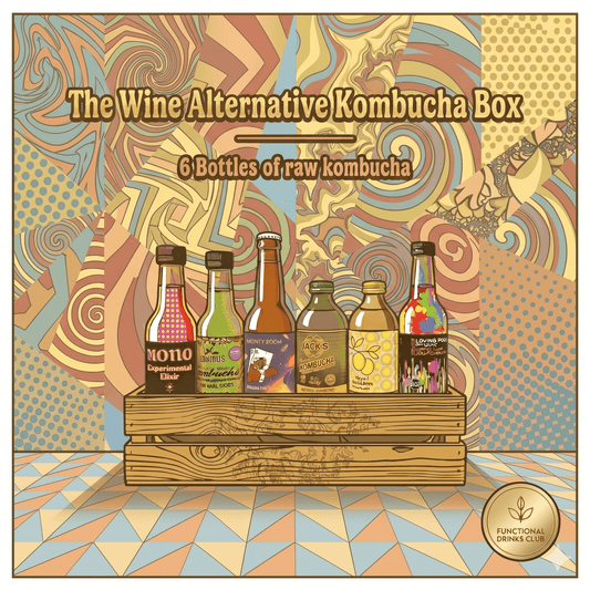 Kombucha Wine Alternative Box - Functional Drinks Club