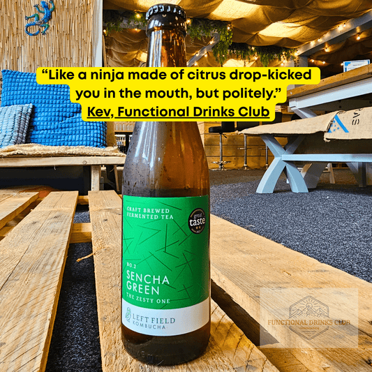 Left Field Kombucha No.2 Sencha Green - Functional Drinks Club