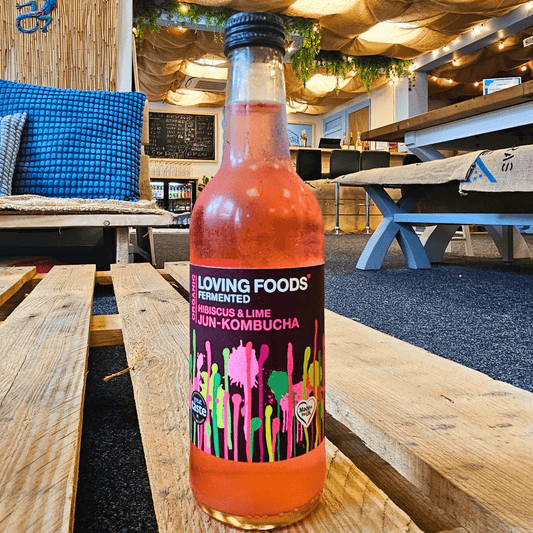 Loving Foods Jun - Kombucha Hibiscus & Lime - Functional Drinks Club