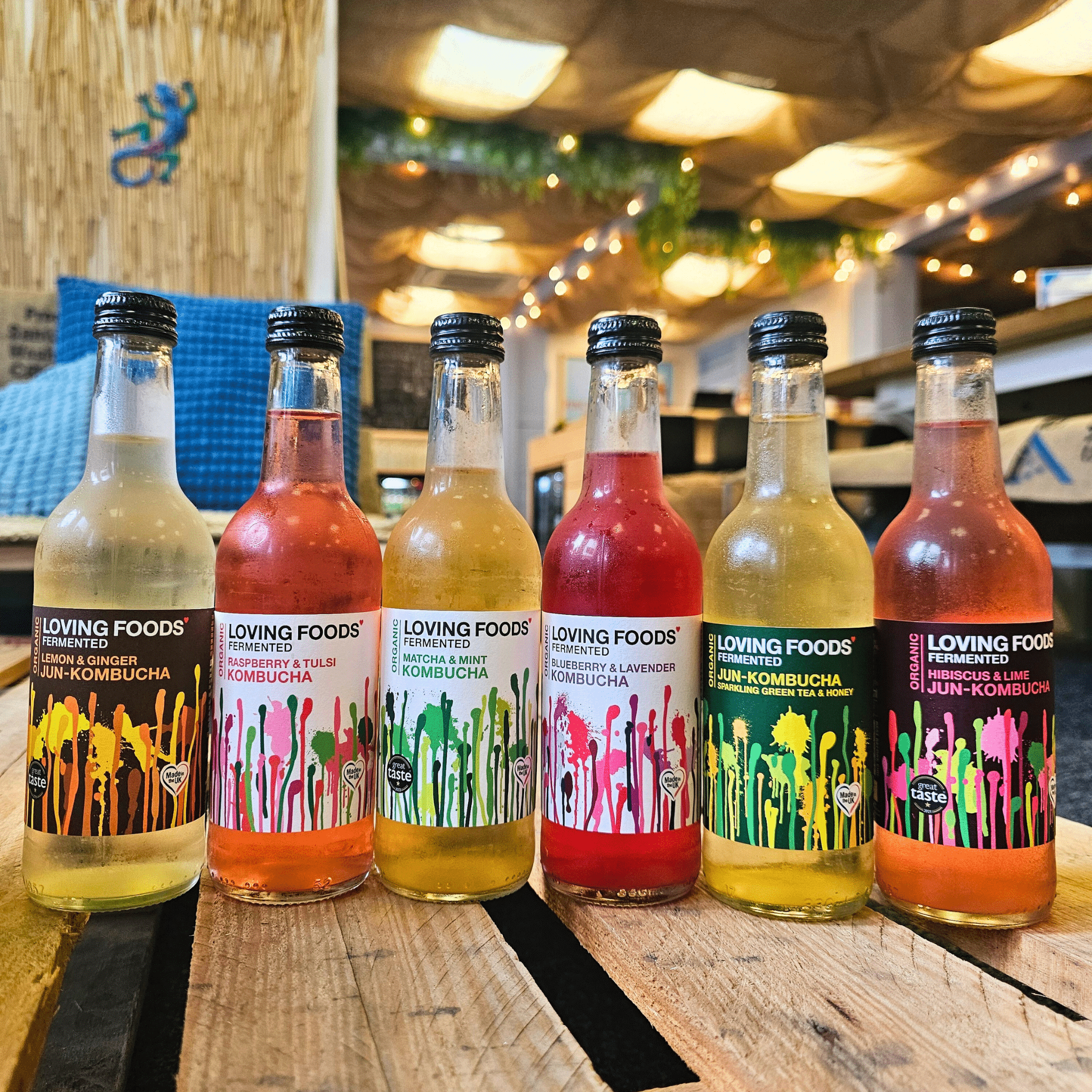 Loving Foods Kombucha Raspberry & Tulsi - Functional Drinks Club