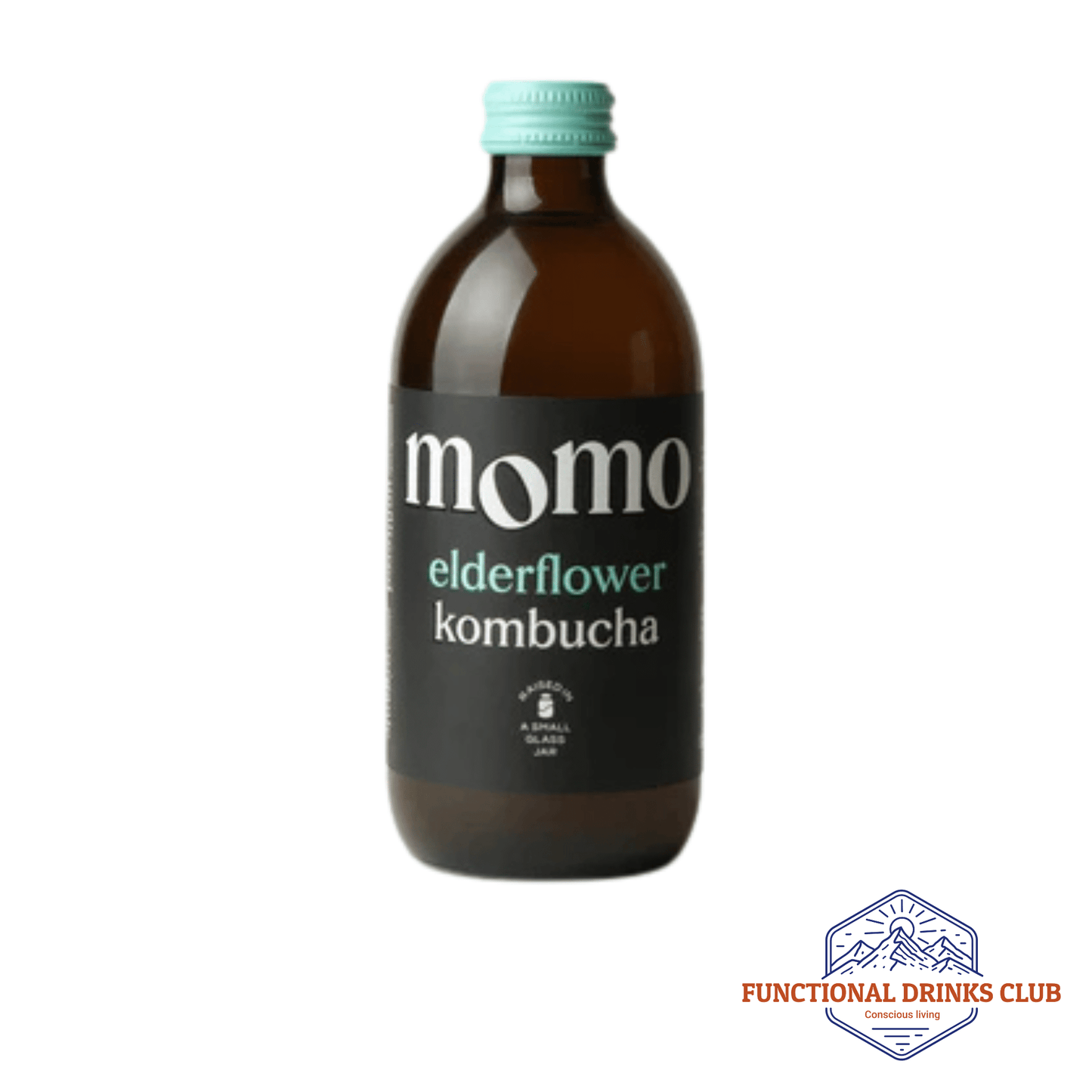 Momo Kombucha Elderflower - Functional Drinks Club